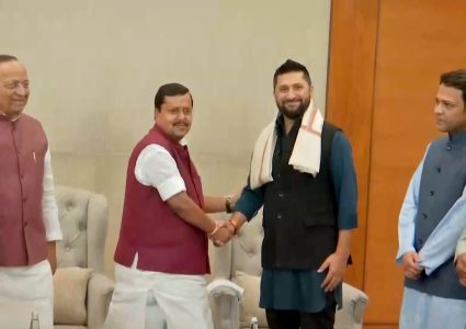 दिल्लीमा रवि लामिछानेको दौडधुप (तस्बिरहरू)