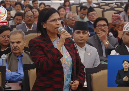 परराष्ट्रमन्त्रीको भारत भ्रमणप्रति एमाले सांसद पद्मा अर्यालको असन्तुष्टि: ‘न्यानो आतिथ्यतामा रमाउँदै राष्ट्रवाद बिर्सियो’
