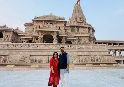 स्वदेश फर्किनुअघि अयोध्या पुगे रवि लामिछाने
