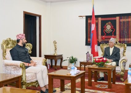 रास्वपा सभापति लामिछाने र राष्ट्रपति पौडेलबीच भेटवार्ता, के भयो कुराकानी ?