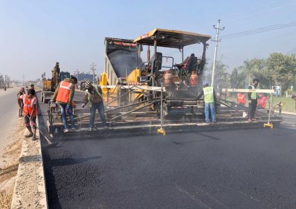 नारायणघाट–बुटवल सडकको पूर्वी खण्डमा कालोपत्रे सम्पन्न