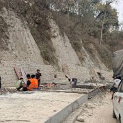 दाउन्ने खण्डको सडक निर्माण अन्तिम चरणमा