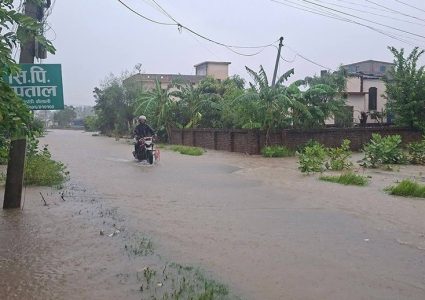 अविरल वर्षाका कारण कैलाली–कञ्चनपुरका धेरै स्थान डुबानमा