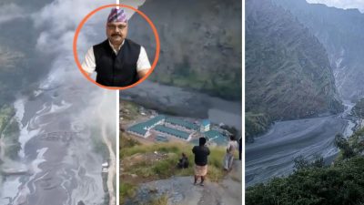 गोरखमाको बूढीगण्डकीमा बाढी: जलविद्युत् आयोजनामा ठूलो क्षति