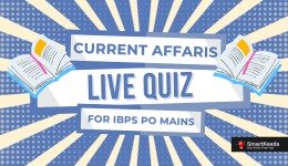 Current Affairs Live Quiz for IBPS PO Mains