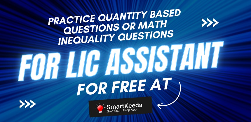 Quantity Based Questions for LIC Assistant