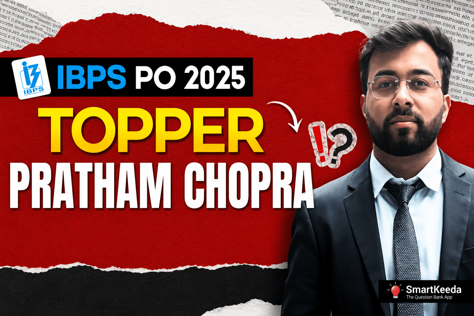 Success Story of IBPS PO Topper Pratham Chopra