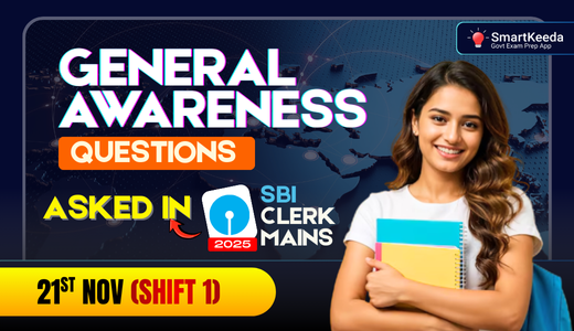 GA Questions Asked in SBI Clerk Mains Exam 2025-26