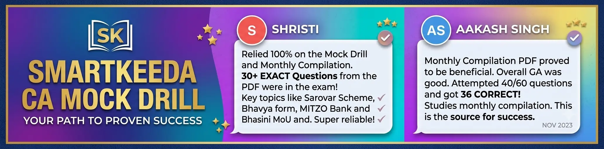 CA Mock Drill reviews