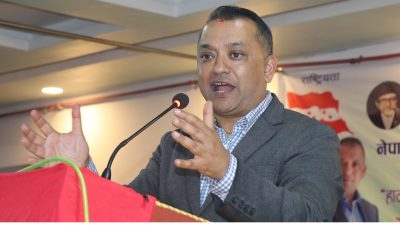 रास्वपालाई बधाई, गगन थापाले मागे गिरीबन्धु र वाइडबडी प्रकरणको छानबिन