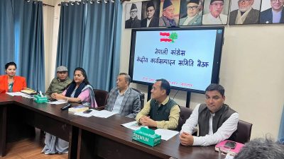 कांग्रेस केन्द्रीय समितिको बैठक सुरु, विभिन्न ११ प्रस्तावमाथि छलफल जारी