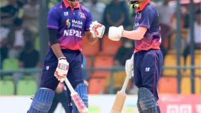 आईसीसी क्रिकेट विश्वकप लिग २ अमेरिकाविरुद्ध नेपालको कीर्तिमानी ब्याटिङ, ३१८&hellip;