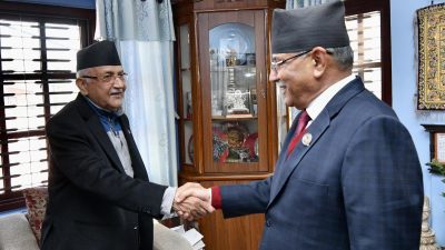 सरकारले चुनावको लागि वातावरण नबनाएको ओली प्रचण्डको निष्कर्ष