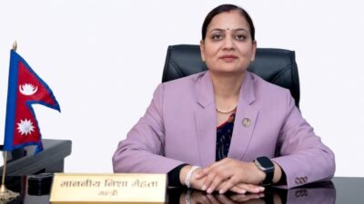 एक्सनमा स्वास्थ्य मन्त्री निशा मेहता : अस्पतालमा जथाभावी भिडियो नखिच्न र होहल्ला नगर्न कडा निर्देशन