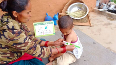 बालबालिकाको पाखुरा नाप्ने अभियान सुरु