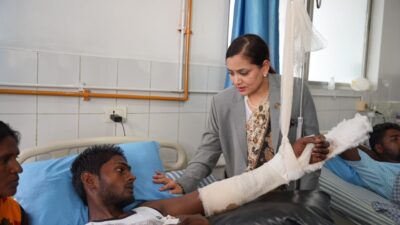 सुनसरी घटनापछि स्वास्थ्यमन्त्री मेहता विराटनगरमा