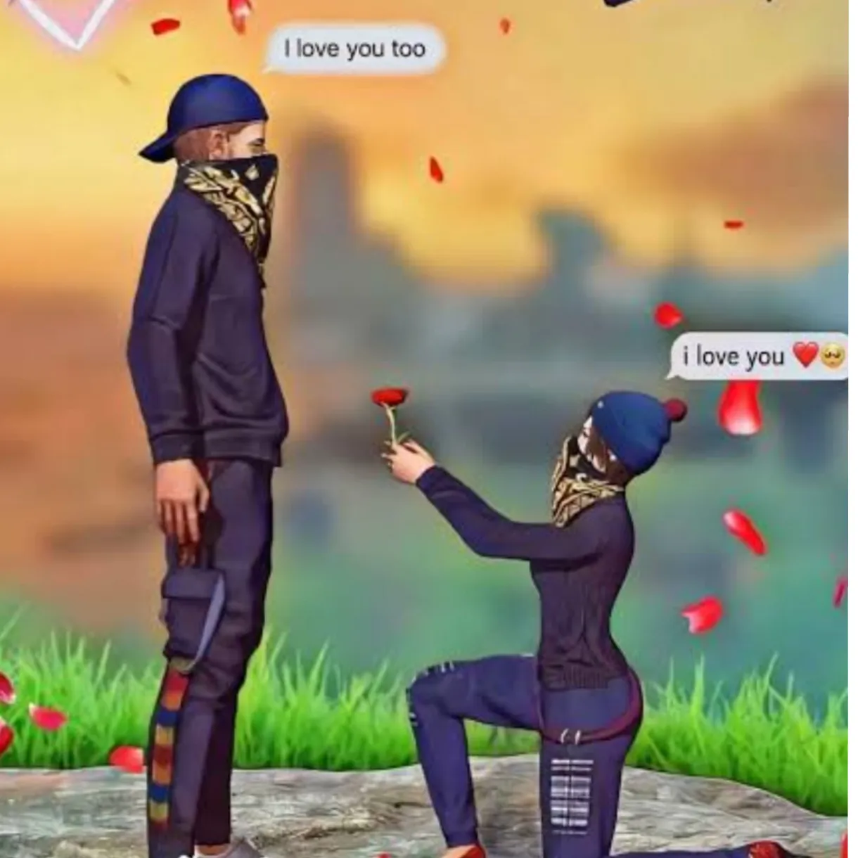 free fire love total gaming